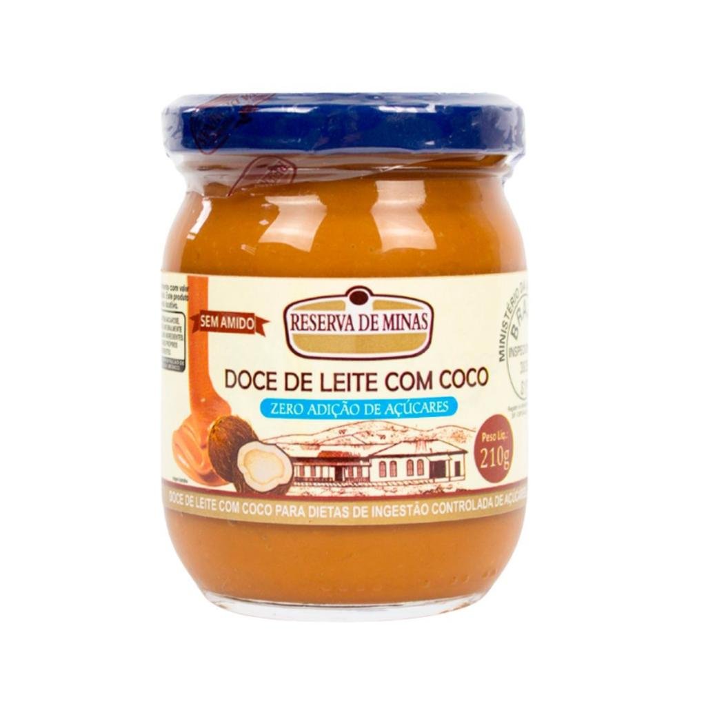 Doce de leite com coco diet - 210gramas